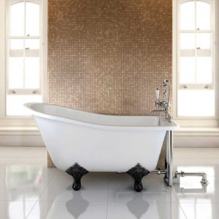 Burlington Buckingham Slipper Bath with Luxury Feet